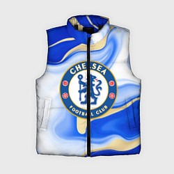 Женский жилет Фк Челси, цвет: 3D-черный