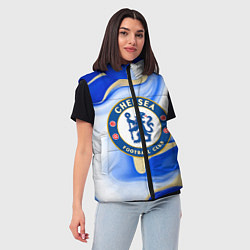 Женский жилет Фк Челси, цвет: 3D-черный — фото 2