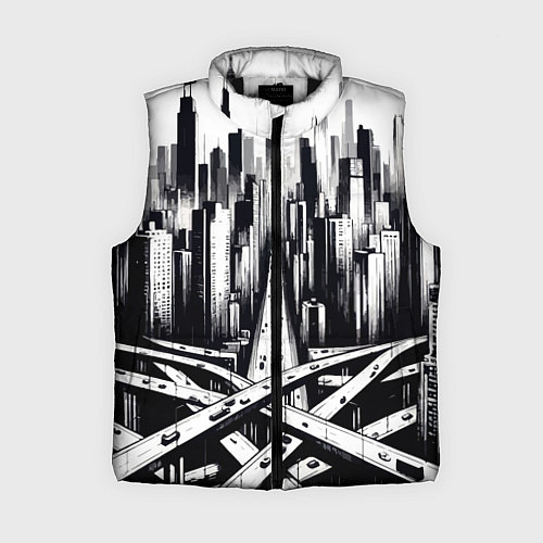 Женский жилет American metropolis / 3D-Черный – фото 1