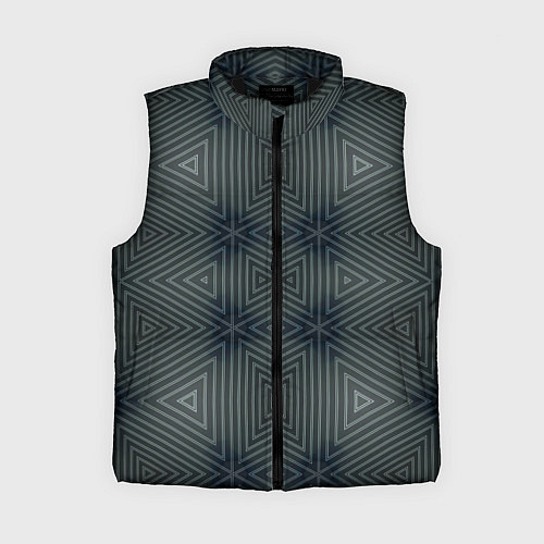 Женский жилет Треугольное сияние / 3D-Черный – фото 1