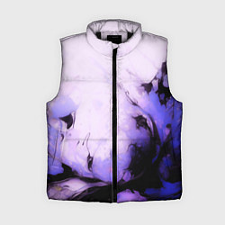 Женский жилет Взрывной индиго светлый, цвет: 3D-черный