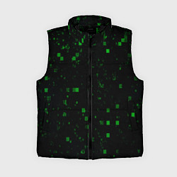 Женский жилет Color green khaki, цвет: 3D-черный