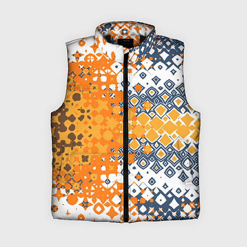 Женский жилет Геометрические разводы / 3D-Черный – фото 1