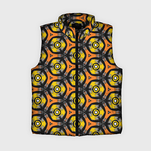 Женский жилет Замысловатые соты / 3D-Черный – фото 1