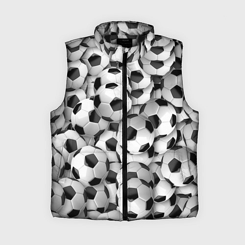 Женский жилет Игра в мяч / 3D-Черный – фото 1