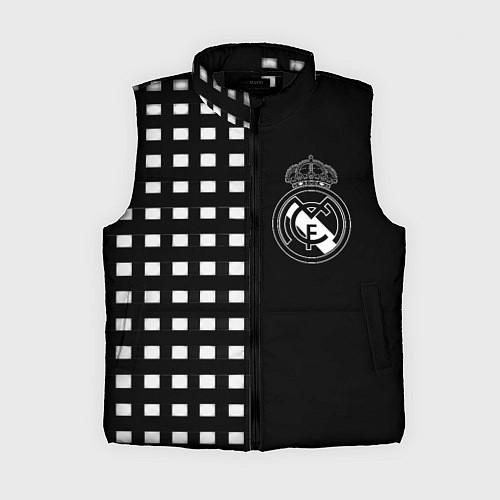 Женский жилет Real Madrid клетка / 3D-Черный – фото 1