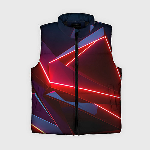 Женский жилет Neon laser red / 3D-Черный – фото 1