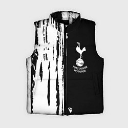Женский жилет Tottenham Hotspur белые краски, цвет: 3D-черный