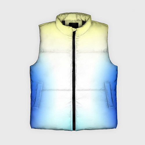 Женский жилет Color yellow blue white / 3D-Черный – фото 1