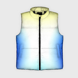 Женский жилет Color yellow blue white