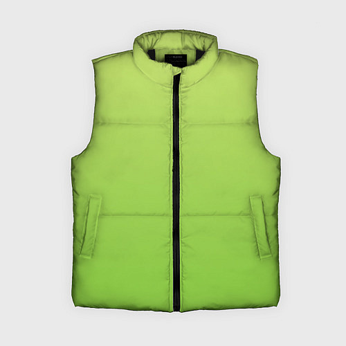 Женский жилет Color lime green / 3D-Черный – фото 1