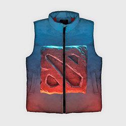 Женский жилет Dota 2: Symbol, цвет: 3D-красный