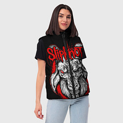 Женский жилет Slipknot, цвет: 3D-черный — фото 2