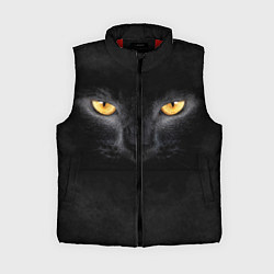 Женский жилет Черная кошка, цвет: 3D-красный