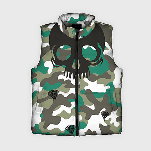 Женский жилет Камуфляж / 3D-Светло-серый – фото 1