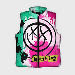 Женский жилет Blink-182: Purple Smile, цвет: 3D-черный