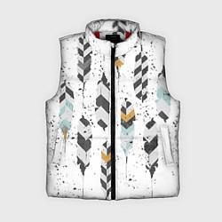 Женский жилет Перья, цвет: 3D-красный