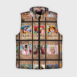 Женский жилет One Piece, цвет: 3D-светло-серый