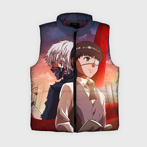 Женский жилет Токийский Гуль / 3D-Красный – фото 1