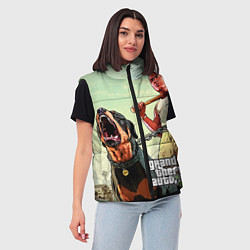 Женский жилет GTA 5: Franklin Clinton, цвет: 3D-красный — фото 2