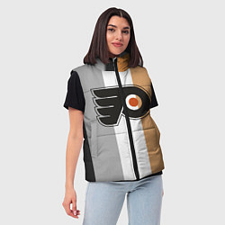 Женский жилет Philadelphia Flyers, цвет: 3D-светло-серый — фото 2