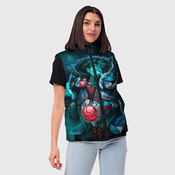 Женский жилет Storm Spirit, цвет: 3D-красный — фото 2