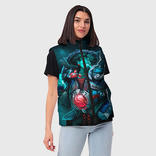 Женский жилет Storm Spirit / 3D-Красный – фото 3