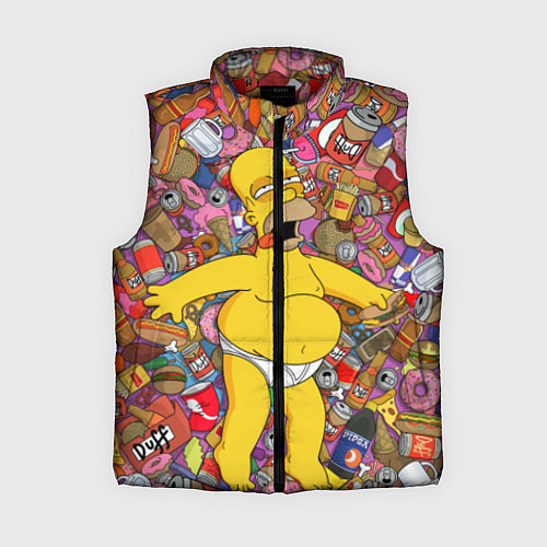 Женский жилет Рай Гомера / 3D-Красный – фото 1