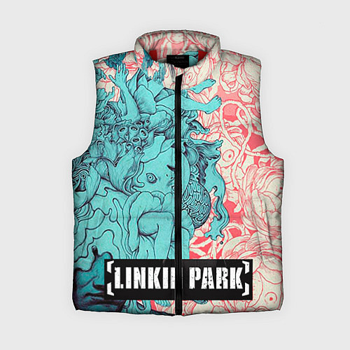 Женский жилет Linkin Park: Sky Girl / 3D-Красный – фото 1