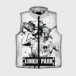 Женский жилет Linkin Park, цвет: 3D-светло-серый