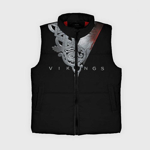 Женский жилет Vikings Emblem / 3D-Красный – фото 1