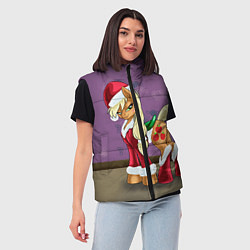 Женский жилет Pinky Pie: Xmas, цвет: 3D-светло-серый — фото 2