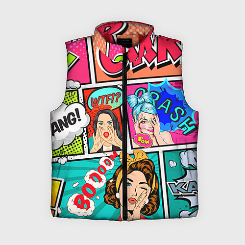 Женский жилет POP ART / 3D-Красный – фото 1