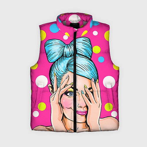 Женский жилет POP ART / 3D-Светло-серый – фото 1