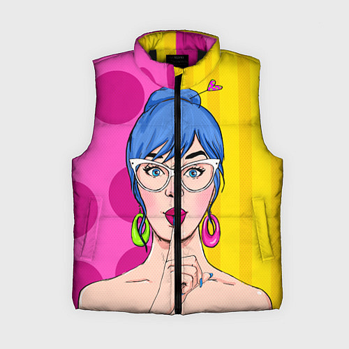 Женский жилет POP ART / 3D-Черный – фото 1