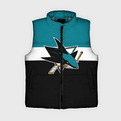 Женский жилет San Jose Sharks, цвет: 3D-светло-серый