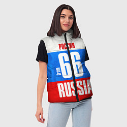 Женский жилет Russia: from 66, цвет: 3D-красный — фото 2
