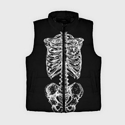 Женский жилет Скелет, цвет: 3D-черный