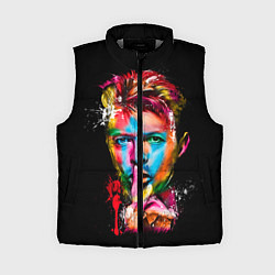 Женский жилет Дэвид Боуи, цвет: 3D-светло-серый