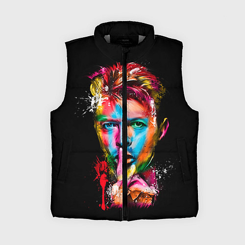 Женский жилет Дэвид Боуи / 3D-Светло-серый – фото 1