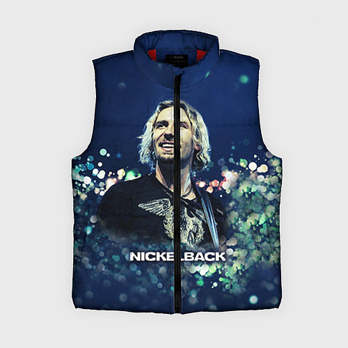 Женский жилет Nickelback: Chad Kroeger / 3D-Красный – фото 1