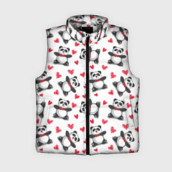 Женский жилет Любимые панды