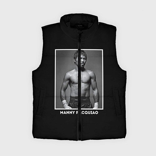 Женский жилет Manny Pacquiao: Photo / 3D-Черный – фото 1