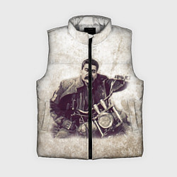 Женский жилет Сталин байкер, цвет: 3D-светло-серый