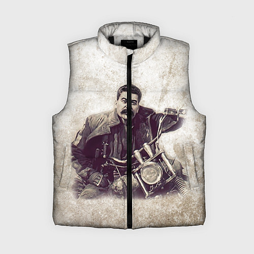 Женский жилет Сталин байкер / 3D-Черный – фото 1