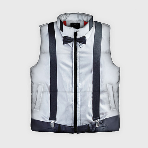 Женский жилет Рубашка с подтяжками / 3D-Красный – фото 1