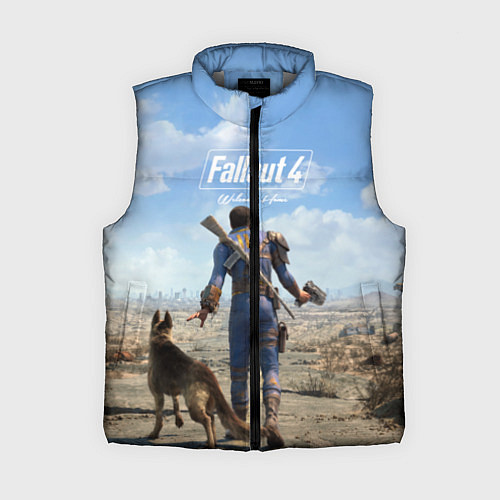 Женский жилет Fallout 4: Welcome Home / 3D-Светло-серый – фото 1