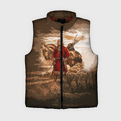 Женский жилет Русь священная, цвет: 3D-красный