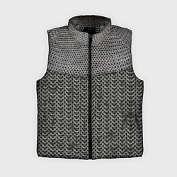 Женский жилет Кольчуга, цвет: 3D-светло-серый