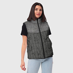 Женский жилет Кольчуга, цвет: 3D-светло-серый — фото 2